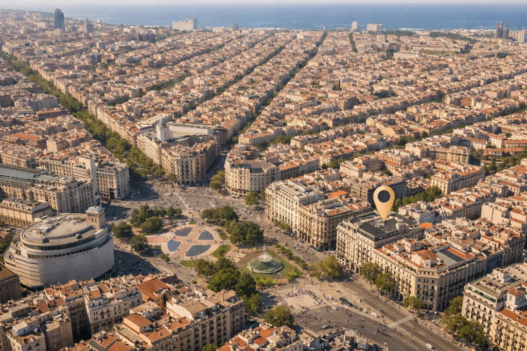Ubicación de una notaría en Barcelona centro cerca de Plaça Catalunya